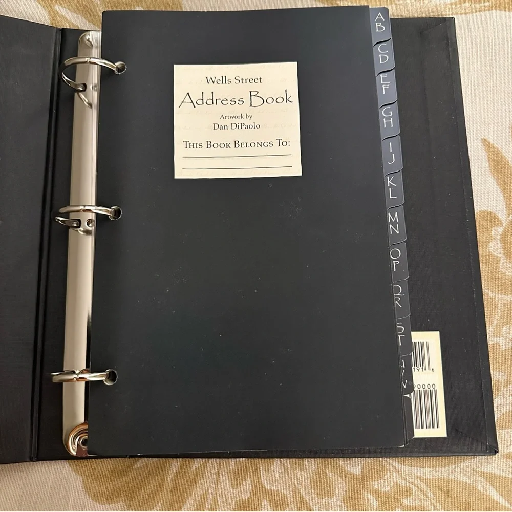 NWOT Lang Address Book